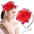 billige 1950-tallet-fascinators lue blomst mesh multi farge fjær bånd på pannebånd og klips teselskap hodeplagg for jenter kvinner