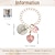 abordables Pour les femmes-Étiquette de charme photo initiale personnalisée pour tasses, porte-clés personnalisé avec lettre et image, cadeau pour la famille, les amis, les amoureux, tasse pratique pour anniversaire