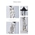 abordables Éclairages pour allées-1 pc LED extérieur paysage lumières ange câlin livre mère et enfant résine suspension lampe cour jardin pelouse chemin parc paysage lampe lampe décorative