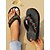billiga Semester Sandaler-svarta plattformsflip flops för kvinnor med gul blomdetalj – söta strandsandaler för sommarsemester, avkoppling vid poolen och dagliga fritidskläder