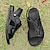 preiswerte Urlaubsandalen-Herren Sandalen Spaziergang Lässig Mikrofaser Bequem Rutschfest Atmungsaktiv Loafer Schwarz Braun Sommer Frühling Herbst