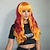 levne Párty paruky-Syntetické paruky Vlnitá Curly Weave Vrstvený střih Elegantní ofina na stroji Paruka 26&quot; A1 Umělé vlasy Dámské Chladný Klasické Pohodlné Vícebarevný