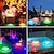 abordables Éclairage subaquatique-Lot de 2 lampes de piscine sous-marines en forme d&#039;OVNI alimentées par piles AAA, étanches IP67, 7 couleurs changeantes, éclairage d&#039;ambiance pour fête au bord de la piscine
