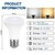 abordables Ampoules globe led-Ampoule LED E27 R63 7 W 85-265 V, lumière champignon, équivalent 60 W, blanc chaud, pour la maison, le salon, la salle de bain, 6 pièces