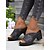 tanie Casual sandały-damskie sandały typu mule z denimu na klockowym obcasie – sandały na wysokim obcasie w stylu retro na letni styl uliczny i codzienne stylizacje