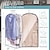 baratos Saco de Roupa &amp; Capa-Pacote com 3 sacos para roupas com fole, capas transparentes para pendurar roupas, sacos para ternos de 40&quot; para armazenamento em armários, capas para ternos para camisas, casacos e vestidos