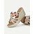 preiswerte Keilsandalen-Damen-Keilsandalen im Boho-Stil mit goldenen Strasssteinen – glitzernde Slip-On-Plateau-Absätze für Strandurlaube, Sommerpartys und Urlaubskleidung