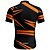 abordables Maillots pour hommes-Homme Maillot de cyclisme Graphique Manche Courte Cyclisme T-shirt Maillot avec 3 poches arrière VTT Vélo tout terrain Séchage Rapide Design Anatomique Évacuation de l'Humidité Respirant Des sports