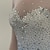 ieftine Rochii de patinaj artistic-Rochie de Patinaj Artistic Pentru femei Fete Πατινάζ στο πάγο Rochii Auriu Peteci Deschide Înapoi Plasă Înaltă Elasticitate Antrenament Competiție Ținută Patinaj Clasic Cristale / Strasuri Manșon Lung