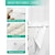 cheap Shower Curtains-No Hook Shower Curtains 180cm*180cm(70"*70"), Floral Extra Long Bathtub Curtains with Snap in Liner, Botanical Flowers Waterproof Washable Fabric Bathroom Shower Curtain Sets