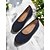 abordables Sandalias planas de mujer-Zapatos planos marrones descalzos con punta ancha para mujer: cómodos zapatos sin cordones con caída cero para caminar y viajar de forma informal.