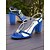 baratos cocktail-sandálias femininas de cetim azul royal com strass – saltos elegantes para coquetéis, casamentos e celebrações noturnas