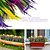 ieftine Flori Artificiale-6 pachete de flori de plante artificiale pentru exterior - arbusti de verdeață din plastic fals rezistent la UV - plante artificiale - jardiniere exterioare cu fereastră de grădină verandă decorațiuni