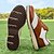 preiswerte Herren Golfschuhe-Rote und marineblaue Golfschuhe für Herren – leistungsstarke Schnürsneaker mit Lederdetails für Golf, Sport und Freizeit