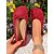 economico Ballerine da donna-ballerine da donna in finta pelle scamosciata con punta larga – comode scarpe da ballo slip-on con punta tonda per uscite casual e per l&#039;uso quotidiano