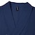 cheap Street-Men's Shirt Linen Shirt Summer Shirt Beach Shirt Solid Color Formal Party Evening Wear White Navy Blue Khaki Long Sleeve Shawl Collar Spring &amp;  Fall Cross-Seasons Clothing Apparel Buttons