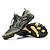 abordables Zapatillas Informales-Hombre Zapatillas de deporte Antideslizantes Barranquismo Casual Diario Cuero PU Malla Transpirable Cómodo Antideslizante Cordones Negro Marrón Verde Trébol Verano Primavera