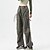 voordelige Bodems-Dames Wandelbroek Werkbroek Tactische broek Buiten Normale pasvorm Sneldrogend Broeken / Regenbroek / Overbroek Elastische taille Donker Grijs Zwart Jagen Klimmen Kamperen / wandelen / grotten