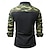 preiswerte Arbeitshemden für Herren-Herren Hemd Arbeitshemden Freizeithemd Arbeitshemd Knopfhemd Cargohemd Schwarz Grün Beige Langarm Tarnung Umlegekragen Outdoor Täglich Fronttasche Bekleidung Mode