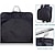 abordables Sac à Vêtements &amp; Housse-Lot de 3 housses à vêtements, 43 sacs à costumes pour le rangement dans les placards et les voyages, housses à vêtements suspendues à soufflets pour hommes, housses de costume avec poignées pour vêtements, manteaux, vestes, chemises
