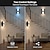 voordelige buiten wandlampen-Led buiten-/binnenwandlamp met 2 koppen, Tuya Amat app, verstelbare stralingshoek, led verandalamp, buitenlamp 110-240V