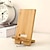 cheap Phone Holder-Wooden Minimalist Phone Holder, Universal Clip Stand for Smartphones, Office Desktop Organization and Charging Station