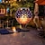 preiswerte Landschaftslichter-1 Stück, Solar-Heißluftballon-Laterne zum Unabhängigkeitstag mit flackerndem Flammenlicht, Solar-Hängeleuchten für den Außenbereich für Garten, Hof und Terrasse, Feiertagsdekoration – patriotische Lampe mit amerikanischer Flagge