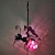 abordables Éclairage paysager-1 pièce de simulation solaire d&#039;extérieur, lumière décorative suspendue, abeille dorée, libellule violette, papillon bleu, cour, jardin, balcon, parc, art en fer, lumière de paysage lumineuse