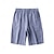billiga Herrarnas Elite Shorts-herrshorts i 100 % linne enfärgade ovanför knäna vardagssemester etnisk stil blå khaki