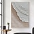 abordables Peintures paysages-Peinture à l&#039;huile faite à la main sur toile, décoration murale, noir et blanc, texture vague abstraite simple pour la décoration intérieure, cadre tendu, peinture suspendue/peinture roulée sans