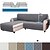 baratos Capa de Sofá-capa de sofá em forma de l capa de sofá secional capa de sofá chaise lounge capa de sofá reversível capa de proteção de móveis para animais de estimação crianças crianças cachorro gato