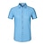 voordelige casual herenoverhemden-Voor heren Overhemd Zomer overhemd Normaal shirt Strand hemd Overhemd met knopen Zwart Wit Marineblauw Hemelsblauw khaki Korte mouw Effen Revers Vakantie Hawaii Knop Kleding Polyester Modieus Casual