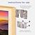 cheap Storage &amp; Organization-12pcs/6Pairs Interlocking Flush Mount Bracket Picture Hanging Hooks Stainless Steel Heavy Duty Photo Frame Hook Large Picture Hanger Hanging Buckle Furniture Connector Headboard Wall Mounting Hardware
