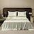 cheap Sheets &amp; Pillowcase-Pure Color Satin Imitation Silk Four-piece Set Simple Sheets, Mattress Covers, Pillowcases Bedding
