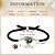 abordables Pour les femmes-Bracelet en corde tressée personnalisé gravé avec photo, cadeau pour amoureux, parents, amis, meilleure amie, idéal pour la fête des mères, la fête des pères, l&#039;obtention d&#039;un diplôme, la