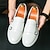 abordables Chaussures Décontractées Slip-On-Mocassins blancs à brides pour hommes – chaussures habillées décontractées élégantes pour le bureau, les événements et le style décontracté professionnel