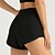 abordables Shorts de yoga et motards-Shorts de yoga Femmes Yoga Entraînement en salle Pilates Shorts Bas Taille haute Des sports Tenues de Sport Élastique Mince Noir Bleu Roi