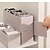 economico Organizzatori di Cassetti per Vestiti-1 organizer per cassetti per calzini e biancheria intima, contenitore pieghevole in morbido cotone color nuvola, organizer per biancheria intima e calzini per la casa, contenitore pieghevole per