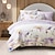cheap 100% Cotton-Floral Duvet Cover Set 100% Cotton Soft and Breathable Bedding Featuring Colorful Flowers Lightweight and Durable Quilt Cover Comfortable for All Seasons Easy to Care