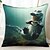 baratos estilo animal-Capa de Almofada Decorativa engraçada com Crocodilo 1PC Almofada Quadrada Macia para Sofá Capa de Almofada para Quarto Sala de Estar Cadeira