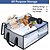 cheap Clothing &amp; Closet Storage-Hat Storage Under Bed Storage for Baseball Caps, Large Holds up to 40 Caps Wide Hat Organizer for Closet Snapback Holder, Grey