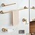 voordelige Badkameraccessoireset-antieke bronzen badkamermeubelset, verstelbare handdoekhouder van messing, toiletrolhouder, handdoekhouder, haak, badkameraccessoireset voor wandmontage