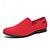 cheap Men&#039;s Slip-ons &amp; Loafers-Men&#039;s Bright Orange Breathable Mesh Loafers – Casual Prom Party Slip-On Shoes for Summer Events