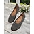 abordables Sandalias planas de mujer-Zapatos planos marrones descalzos con punta ancha para mujer: cómodos zapatos sin cordones con caída cero para caminar y viajar de forma informal.