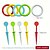 preiswerte Strand- und Outdoor-Spielzeug-buntes Regenbogen-Ringwurfspiel-Set für Jugendliche &amp;Erwachsene - langlebiger PP-Outdoor-Spaß für Strand, Garten, Rasen &amp;Hinterhof – ideales Weihnachts-, Halloween- und Thanksgiving-Geschenk