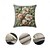 billiga blom- och växtstil-Vintage Pastoral Dekorativa Kuddöverdrag 4PC Mjukt Fyrkantigt Soffkuddöverdrag Kuddöverdrag för Sovrum Vardagsrum Soffa Stolv