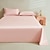 cheap Sheets &amp; Pillowcase-Summer Cool Ice Silk Bed Sheet Single Piece Single Dormitory Single Double Solid Color Bed Sheet Pillowcase Three-piece Bed
