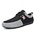 cheap Casual Lace-Up Shoes-Men's Casual Two-Tone Knit Sneakers – Breathable Nylon Lace-Up Sports Shoes for Everyday Wear