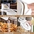 billiga Köksförvaring-spannmålsbehållare förvaring, 1500/2000/2800 ml lufttäta stora torrfoderförvaringsbehållare med hällpip mätkopp för snacks riskorn, bpa fri dispenser plastbehållare