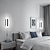 baratos Candeeiros de Parede de interior-Luminária de parede moderna com plugue, à prova d'água, de 30 a 120 cm, em acrílico preto fosco, com LED, para uso externo, cabo de 1,5 m com plugue e abertura para instalação interna. Ideal para sala de estar, banheiro, maquiagem e corredor.